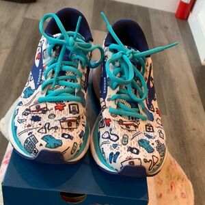 Brooks Trace 3 Healthcare Hero Athletic Shoes with medical print